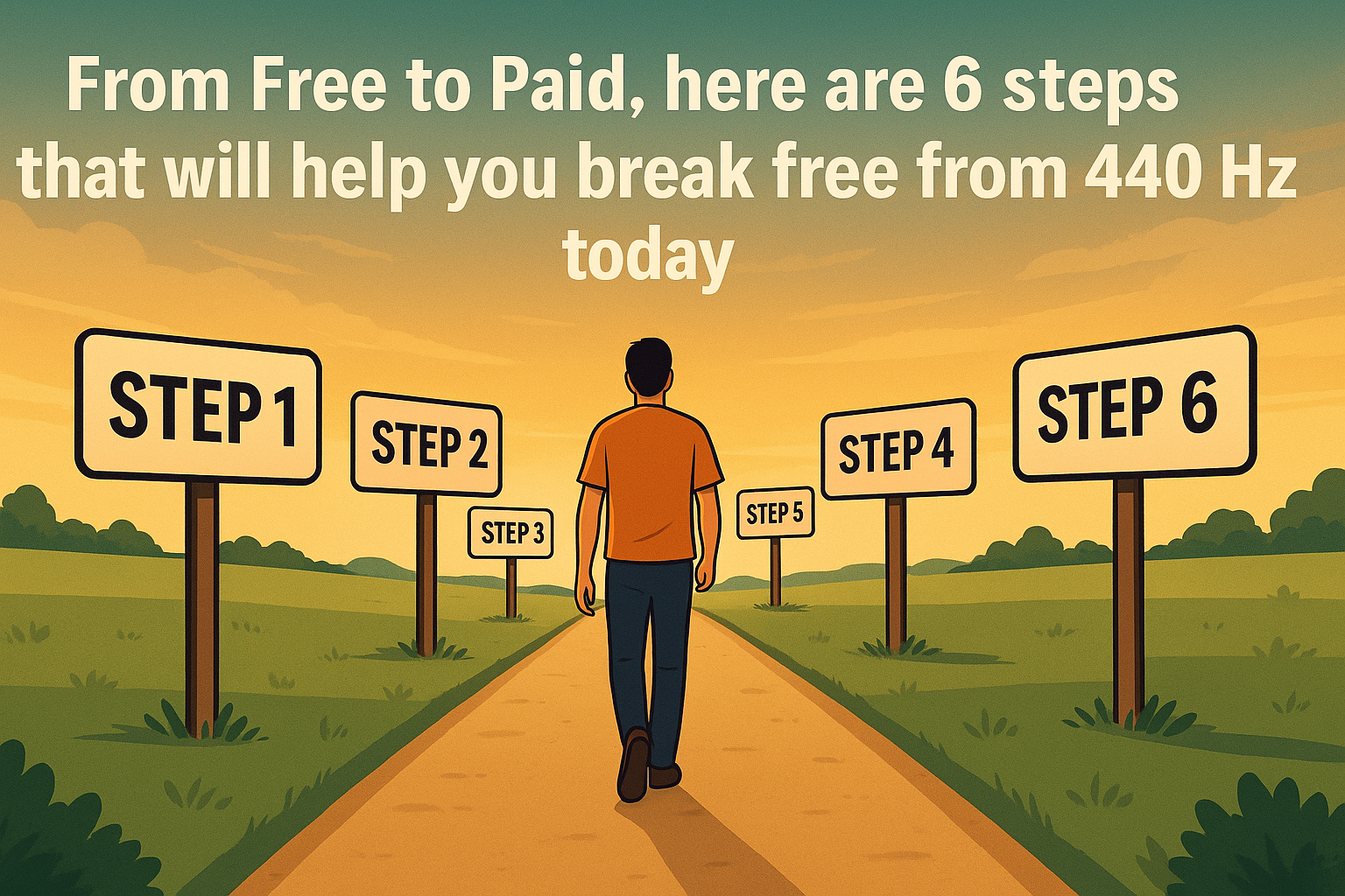 From free to paid, here are 6 easy steps you can take today to break free from 440 Hz